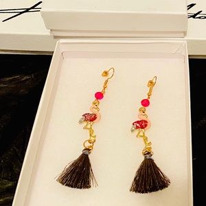 Woman PARISH ADORE Luxury Flamingo earrings